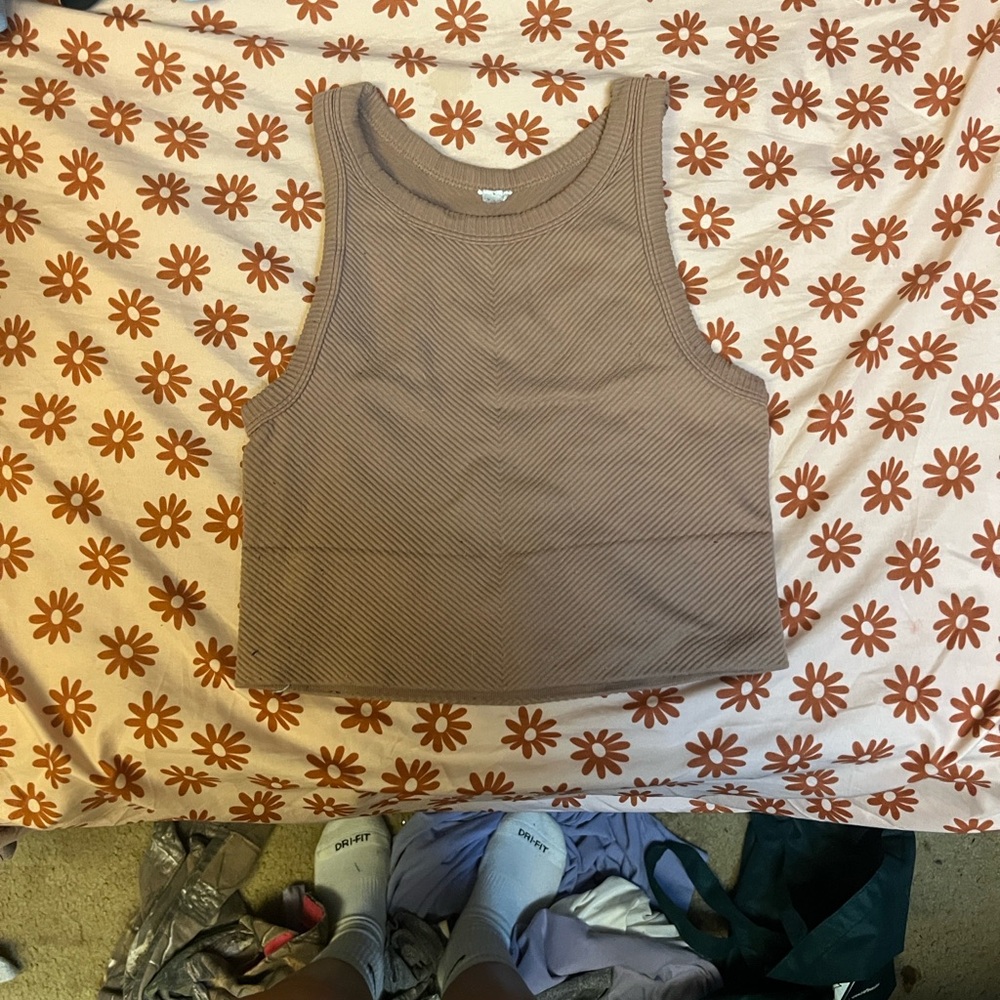 Stylish Brown Kids Tank Top